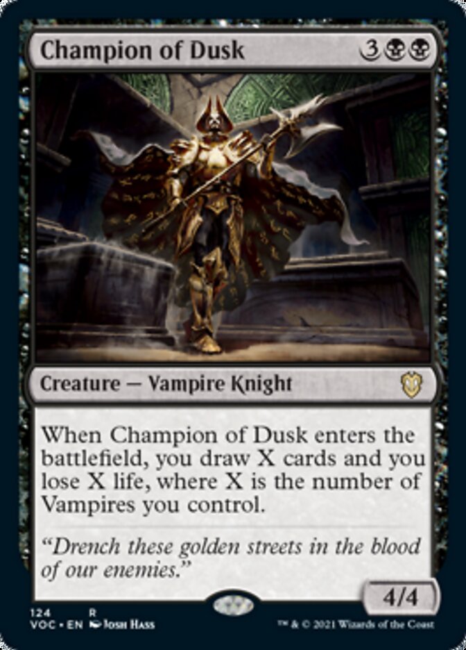 Champion of Dusk [Innistrad: Crimson Vow Commander] | Galaxy Games LLC