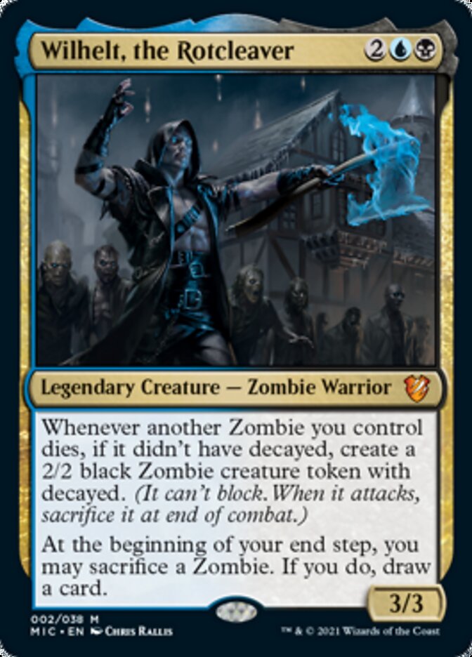 Wilhelt, the Rotcleaver (Display Commander) [Innistrad: Midnight Hunt Commander] | Galaxy Games LLC