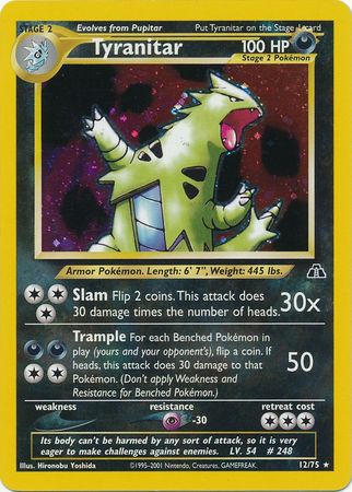 Tyranitar (12/75) [Neo Discovery Unlimited] | Galaxy Games LLC