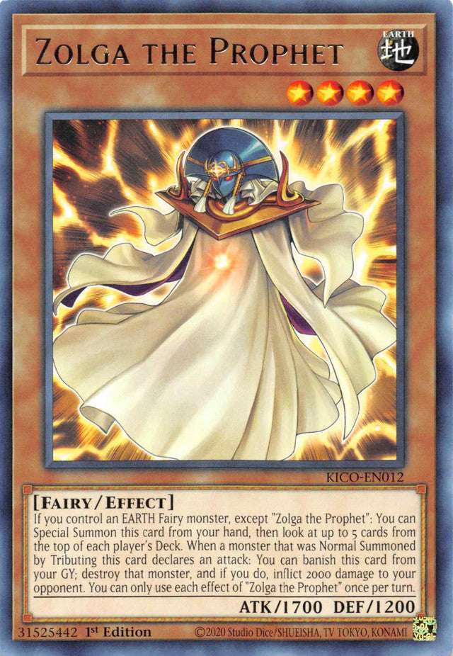 Zolga the Prophet (Rare) [KICO-EN012] Rare | Galaxy Games LLC