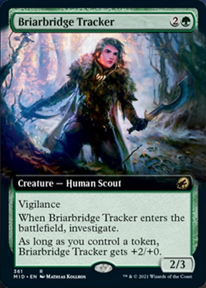 Briarbridge Tracker (Extended Art) [Innistrad: Midnight Hunt] | Galaxy Games LLC