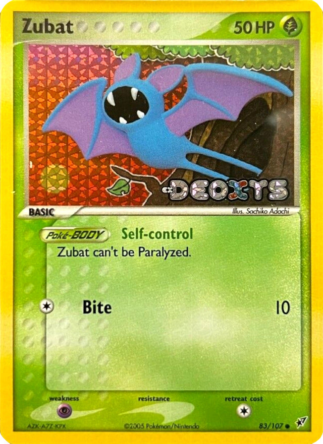 Zubat (83/107) (Stamped) [EX: Deoxys] | Galaxy Games LLC