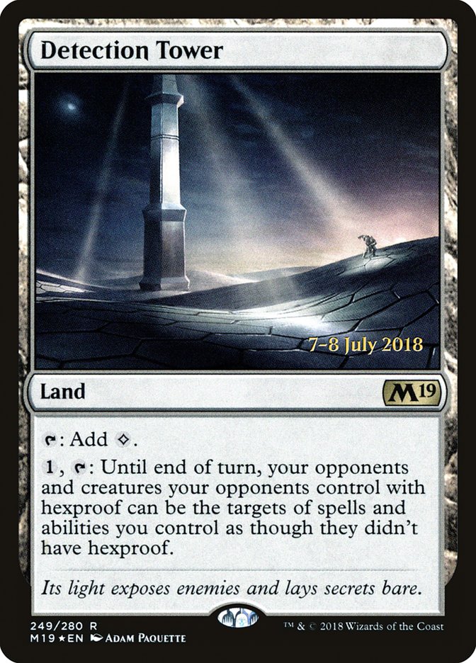Detection Tower [Core Set 2019 Prerelease Promos] | Galaxy Games LLC