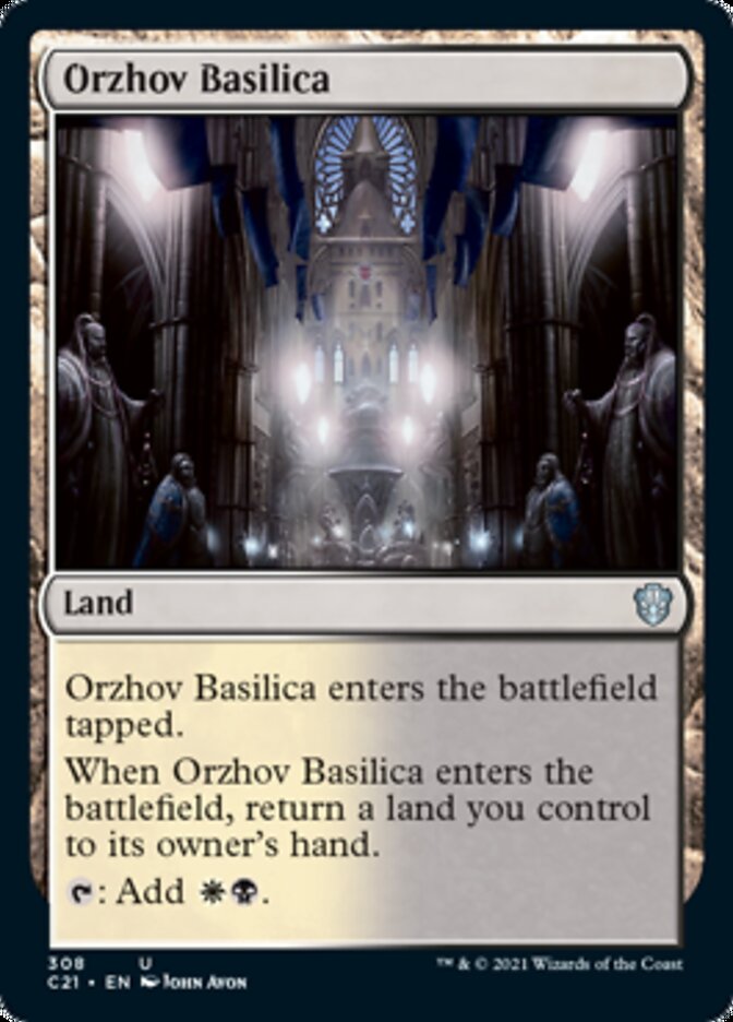 Orzhov Basilica [Commander 2021] | Galaxy Games LLC