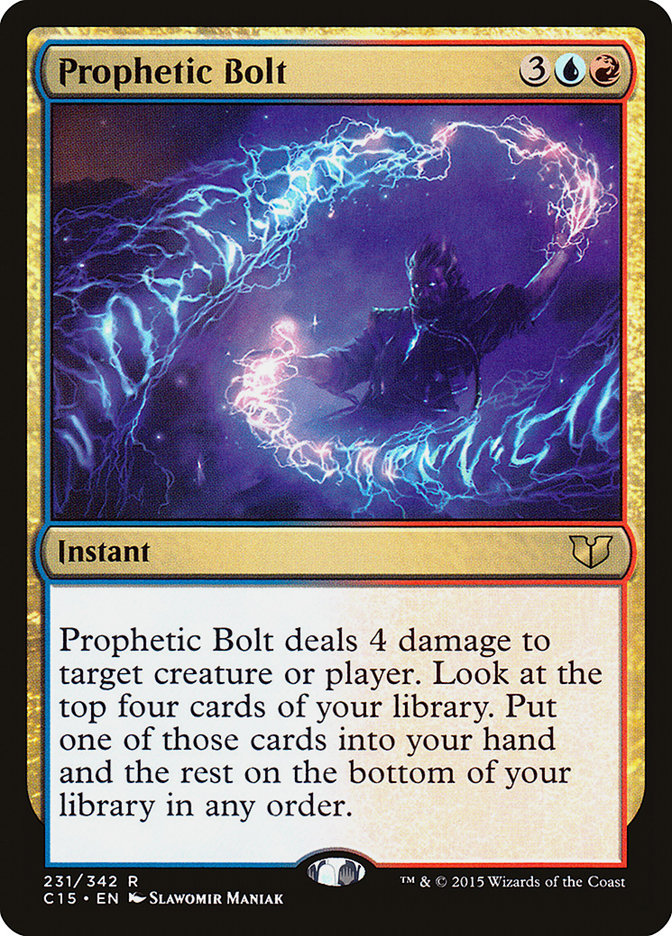 Prophetic Bolt [Commander 2015] | Galaxy Games LLC