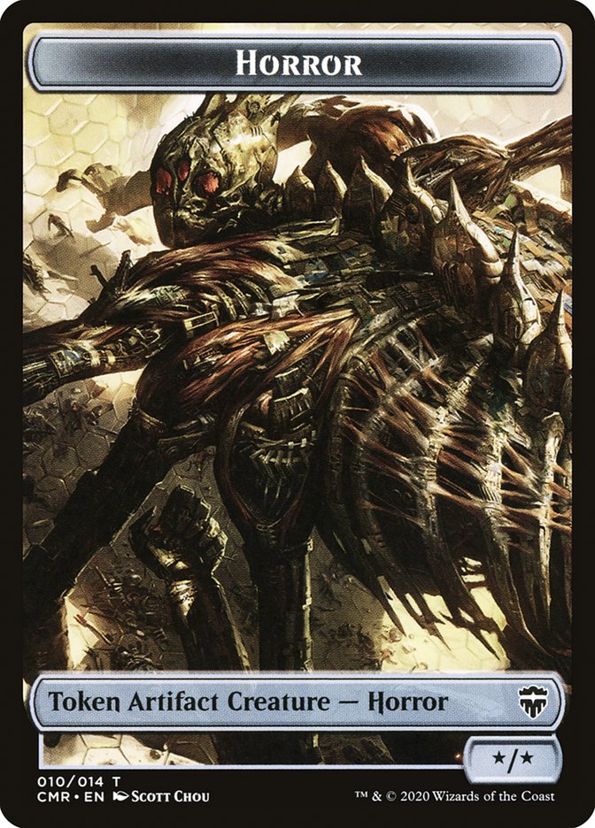 Horror Token [Commander Legends Tokens] | Galaxy Games LLC