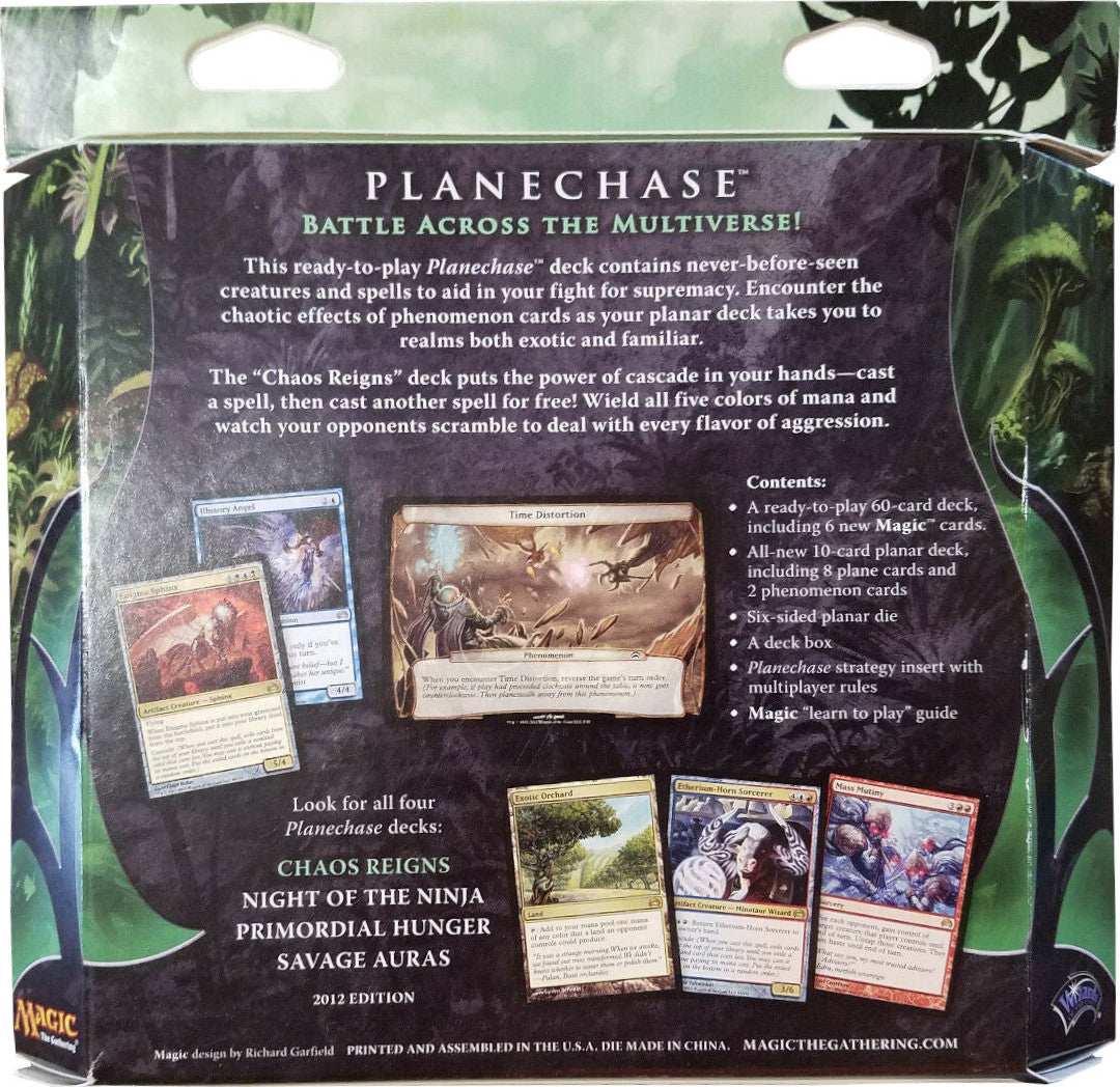 Planechase - 2012 Edition (Chaos Reigns) | Galaxy Games LLC