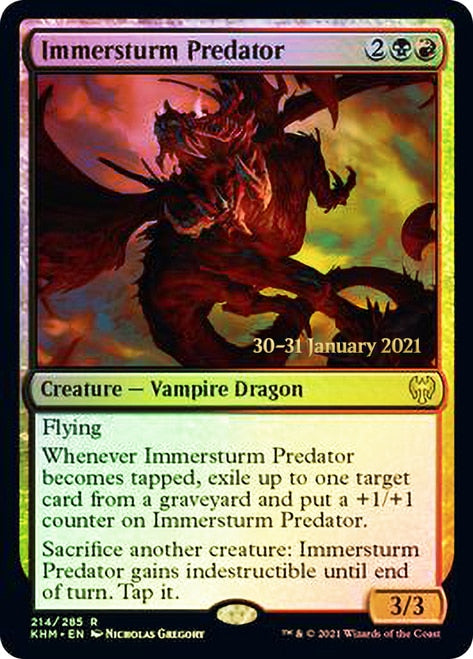 Immersturm Predator [Kaldheim Prerelease Promos] | Galaxy Games LLC