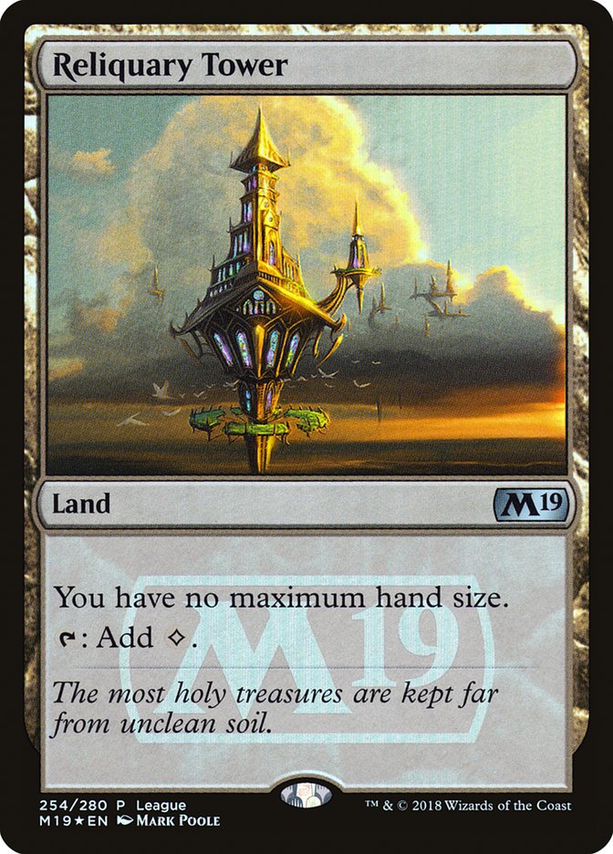 Reliquary Tower (League) [Core Set 2019 Promos] | Galaxy Games LLC