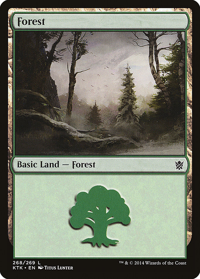 Forest (268) [Khans of Tarkir] | Galaxy Games LLC