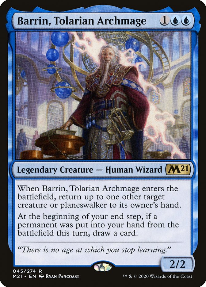 Barrin, Tolarian Archmage [Core Set 2021] | Galaxy Games LLC