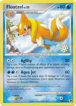 Floatzel (37/106) [Countdown Calendar Promos] | Galaxy Games LLC