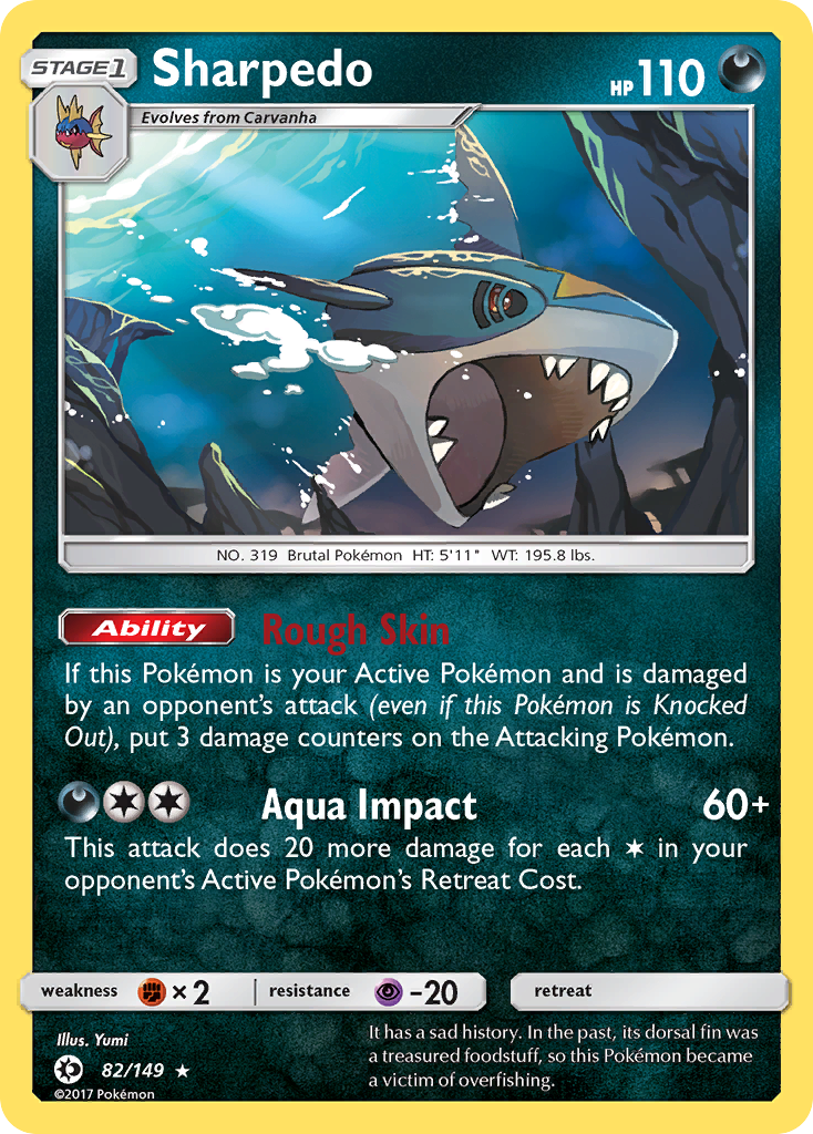 Sharpedo (82/149) [Sun & Moon: Base Set] | Galaxy Games LLC