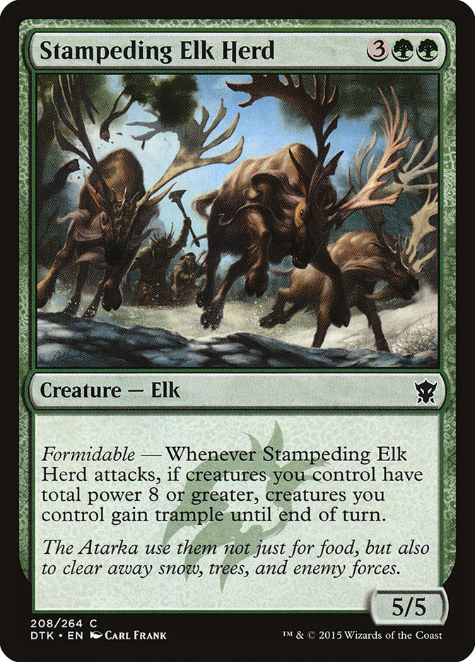 Stampeding Elk Herd [Dragons of Tarkir] | Galaxy Games LLC