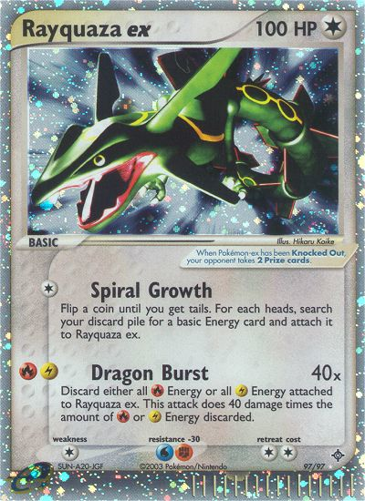 Rayquaza ex (97/97) [EX: Dragon] | Galaxy Games LLC