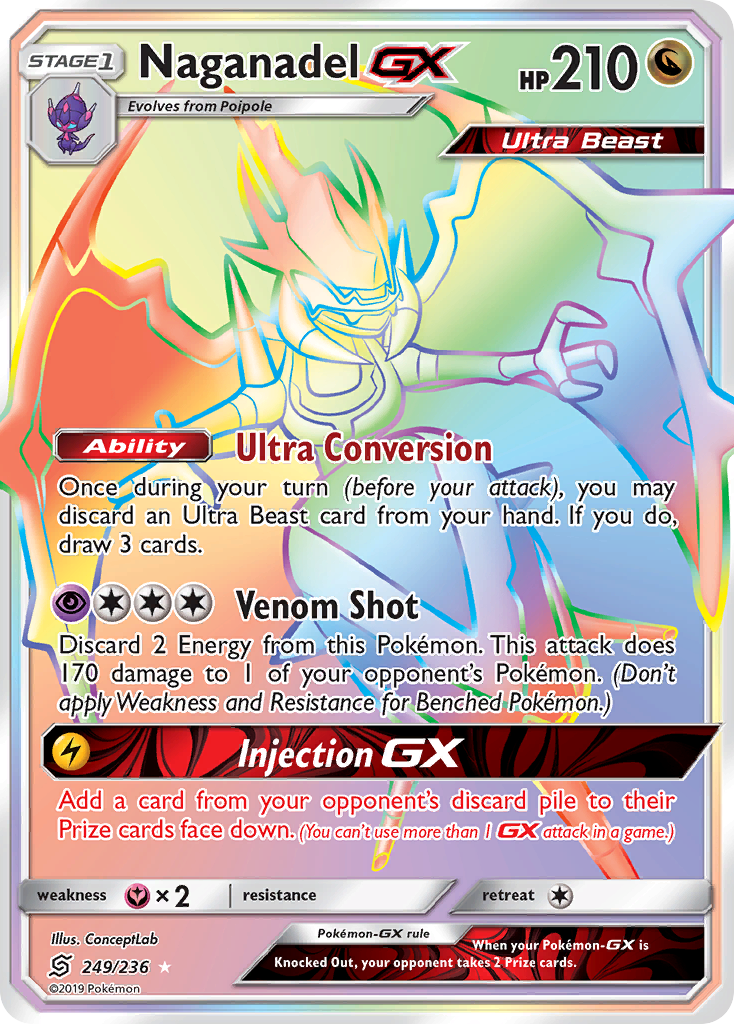 Naganadel GX (249/236) [Sun & Moon: Unified Minds] | Galaxy Games LLC