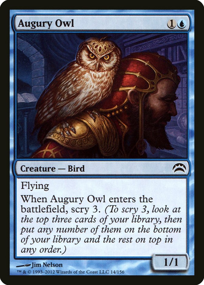 Augury Owl [Planechase 2012] | Galaxy Games LLC