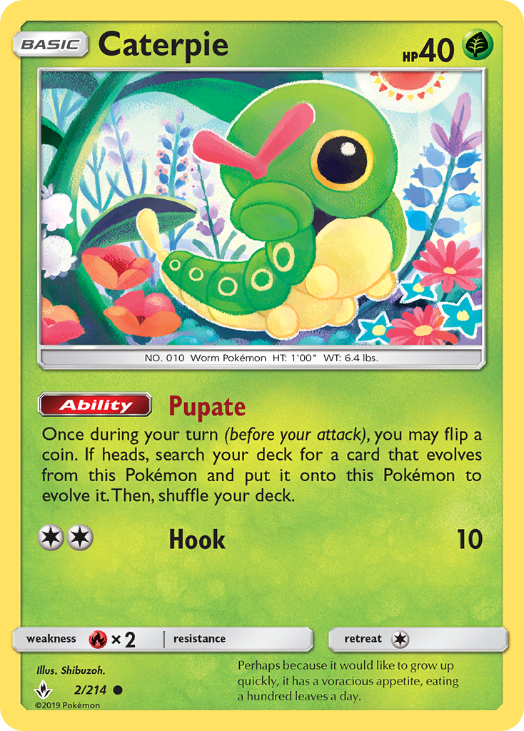 Caterpie (2/214) [Sun & Moon: Unbroken Bonds] | Galaxy Games LLC