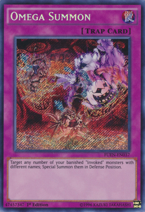 Omega Summon [FUEN-EN037] Secret Rare | Galaxy Games LLC