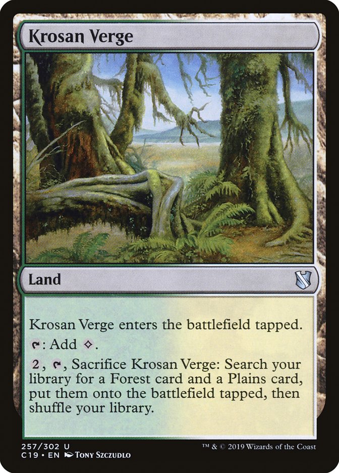 Krosan Verge [Commander 2019] | Galaxy Games LLC