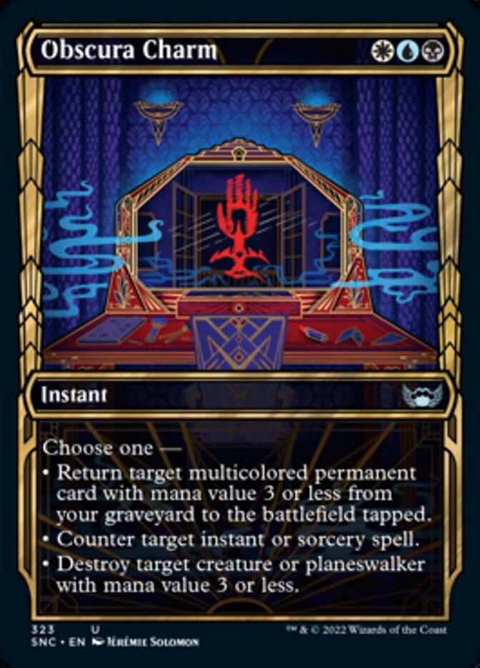 Obscura Charm (Showcase Golden Age) [Streets of New Capenna] | Galaxy Games LLC