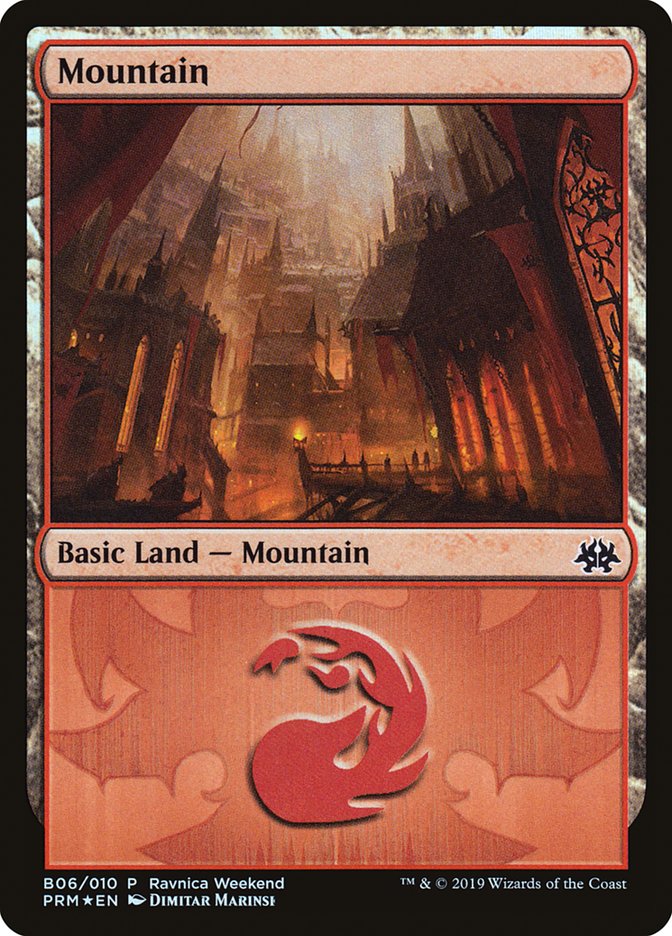 Mountain (B06) [Ravnica Allegiance Guild Kit] | Galaxy Games LLC