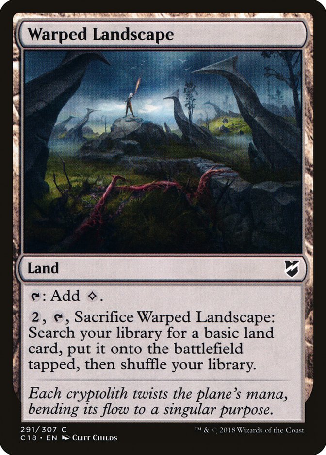 Warped Landscape [Commander 2018] | Galaxy Games LLC