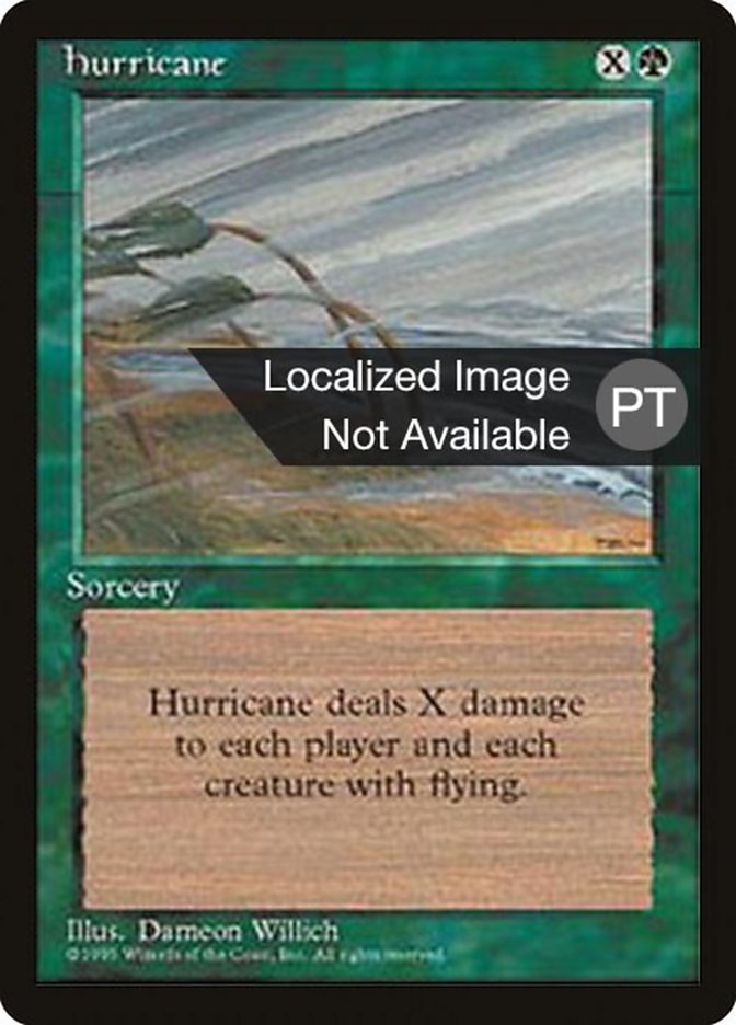 Hurricane [Fourth Edition (Foreign Black Border)] | Galaxy Games LLC