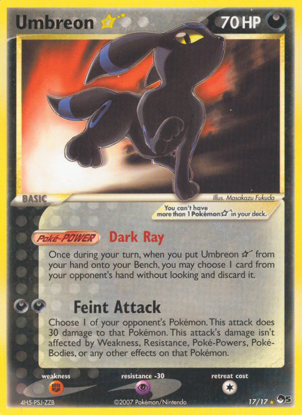 Umbreon Star (17/17) [POP Series 5] | Galaxy Games LLC