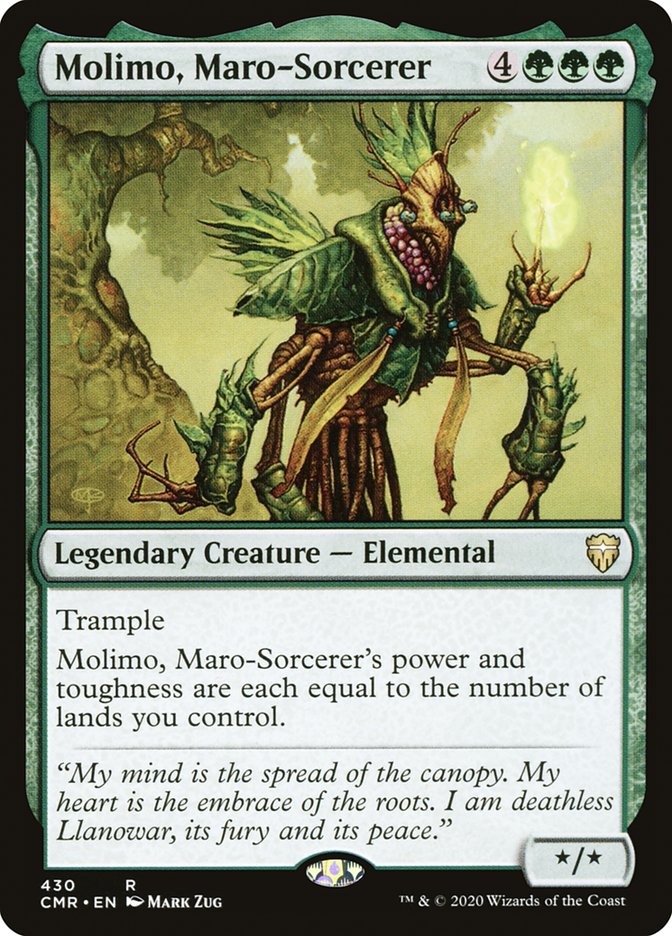 Molimo, Maro-Sorcerer [Commander Legends] | Galaxy Games LLC