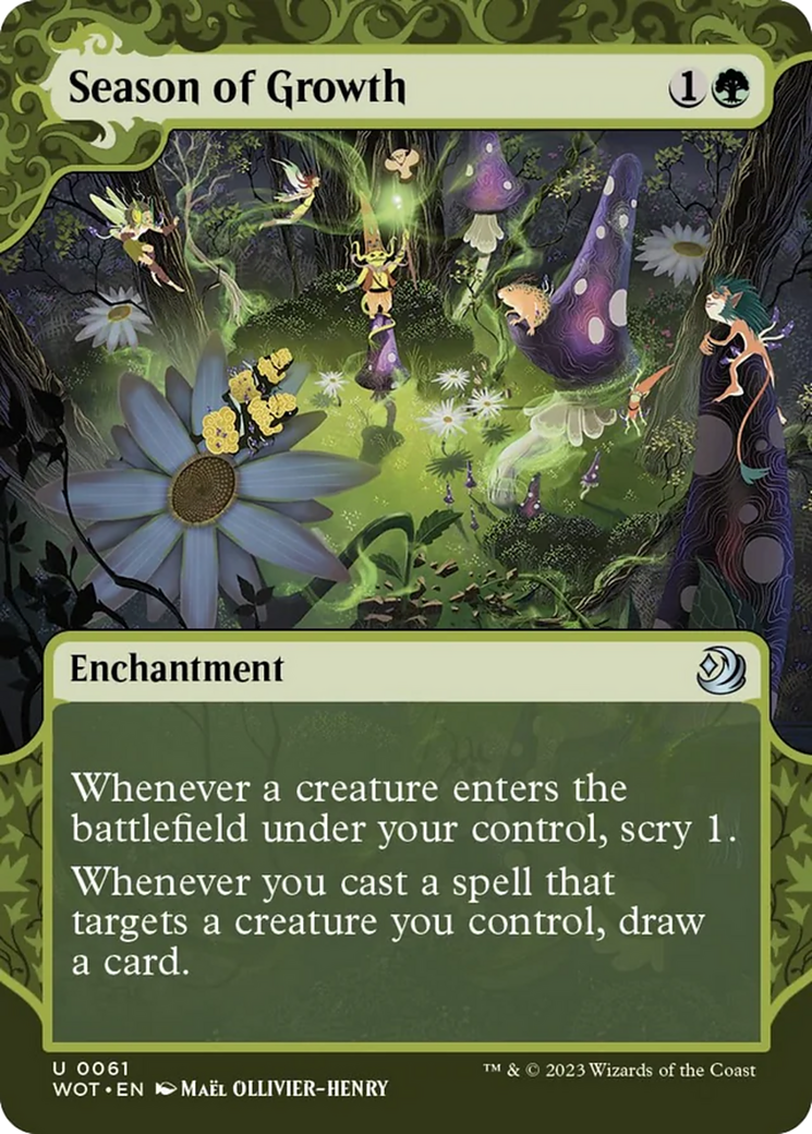 Season of Growth [Wilds of Eldraine: Enchanting Tales] | Galaxy Games LLC