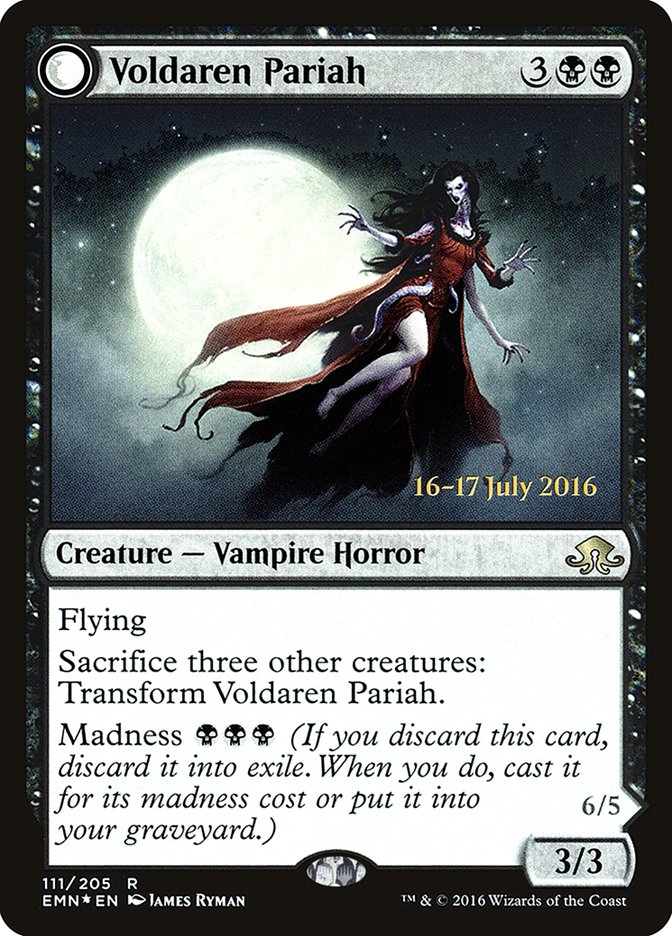 Voldaren Pariah // Abolisher of Bloodlines [Eldritch Moon Prerelease Promos] | Galaxy Games LLC