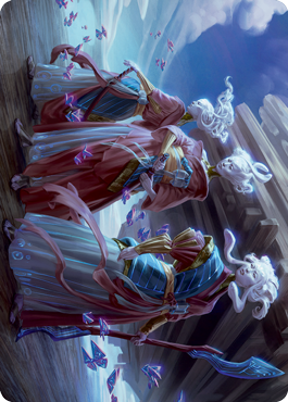 Guardians of Oboro Art Card [Kamigawa: Neon Dynasty Art Series] | Galaxy Games LLC