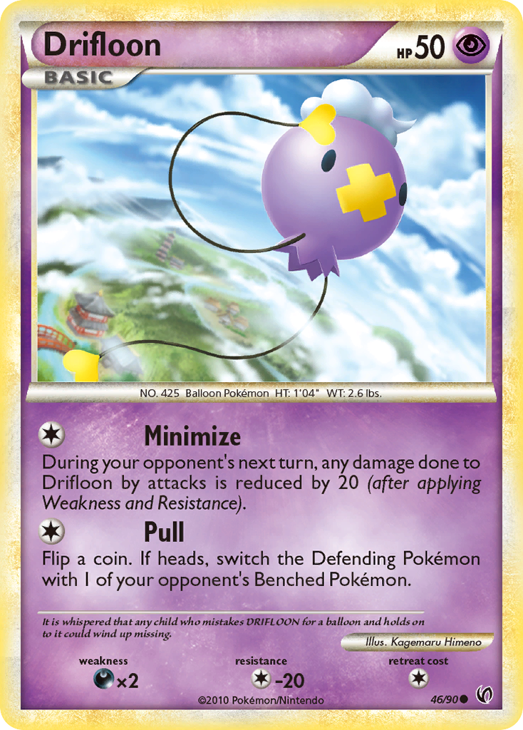 Drifloon (46/90) [HeartGold & SoulSilver: Undaunted] | Galaxy Games LLC