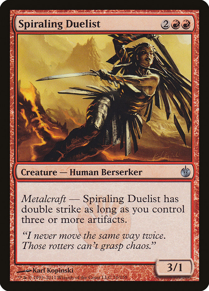 Spiraling Duelist [Mirrodin Besieged] | Galaxy Games LLC