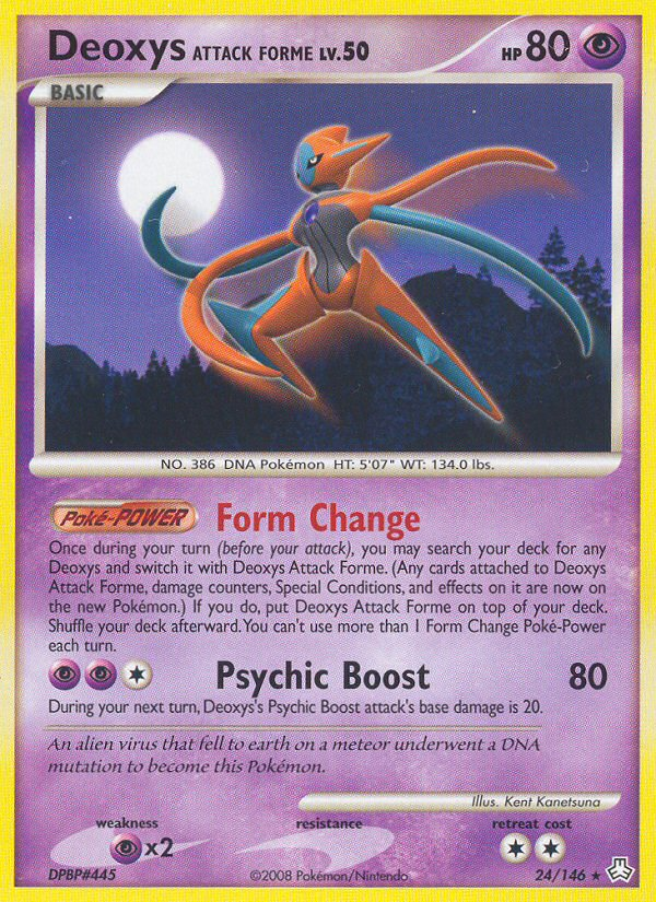 Deoxys Attack Forme (24/146) [Diamond & Pearl: Legends Awakened] | Galaxy Games LLC