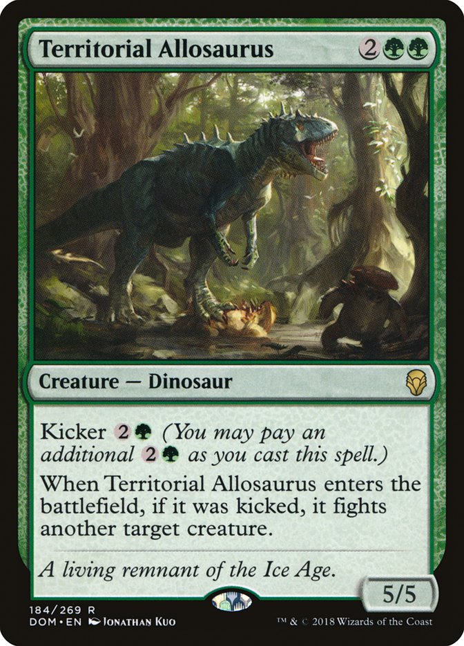 Territorial Allosaurus [Dominaria] | Galaxy Games LLC