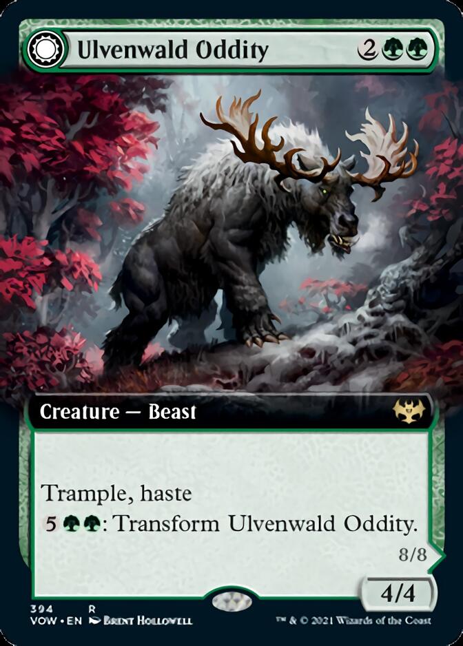 Ulvenwald Oddity // Ulvenwald Behemoth (Extended Art) [Innistrad: Crimson Vow] | Galaxy Games LLC