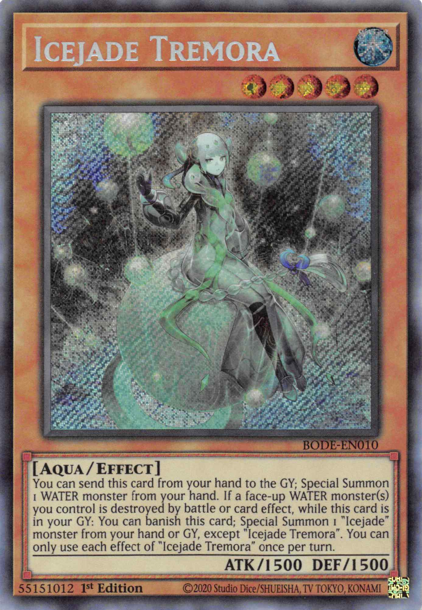 Icejade Tremora [BODE-EN010] Secret Rare | Galaxy Games LLC