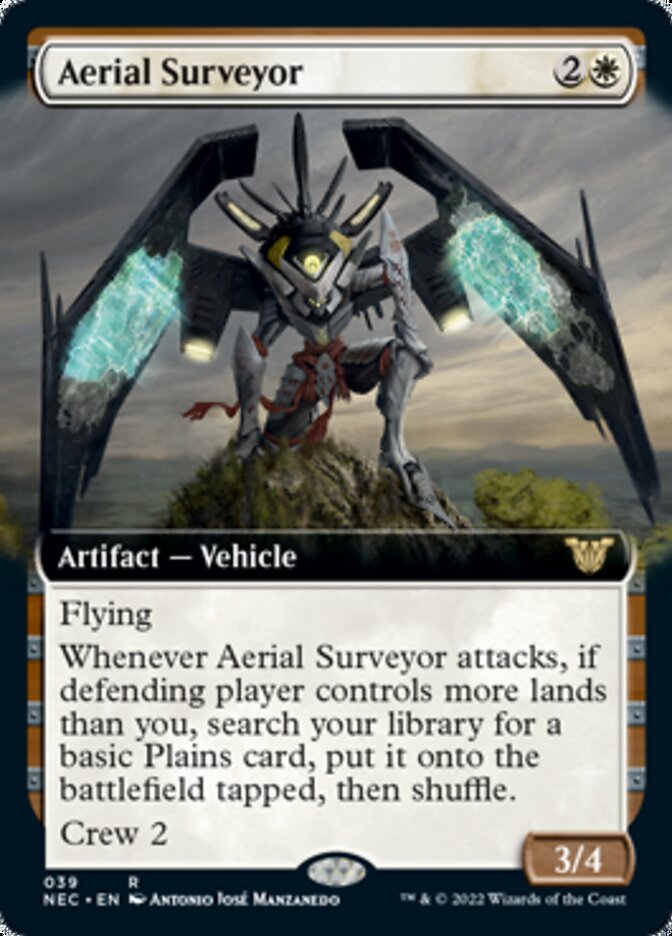 Aerial Surveyor (Extended Art) [Kamigawa: Neon Dynasty Commander] | Galaxy Games LLC