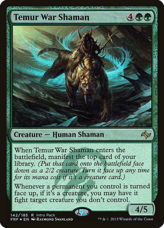 Temur War Shaman (Intro Pack) [Fate Reforged Promos] | Galaxy Games LLC