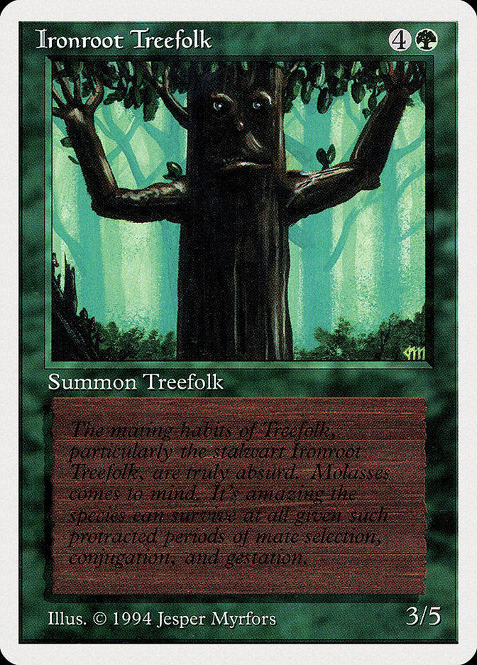 Ironroot Treefolk [Summer Magic / Edgar] | Galaxy Games LLC