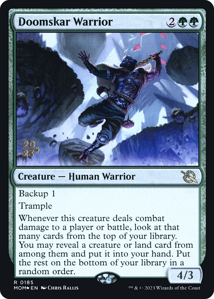 Doomskar Warrior [March of the Machine Prerelease Promos] | Galaxy Games LLC