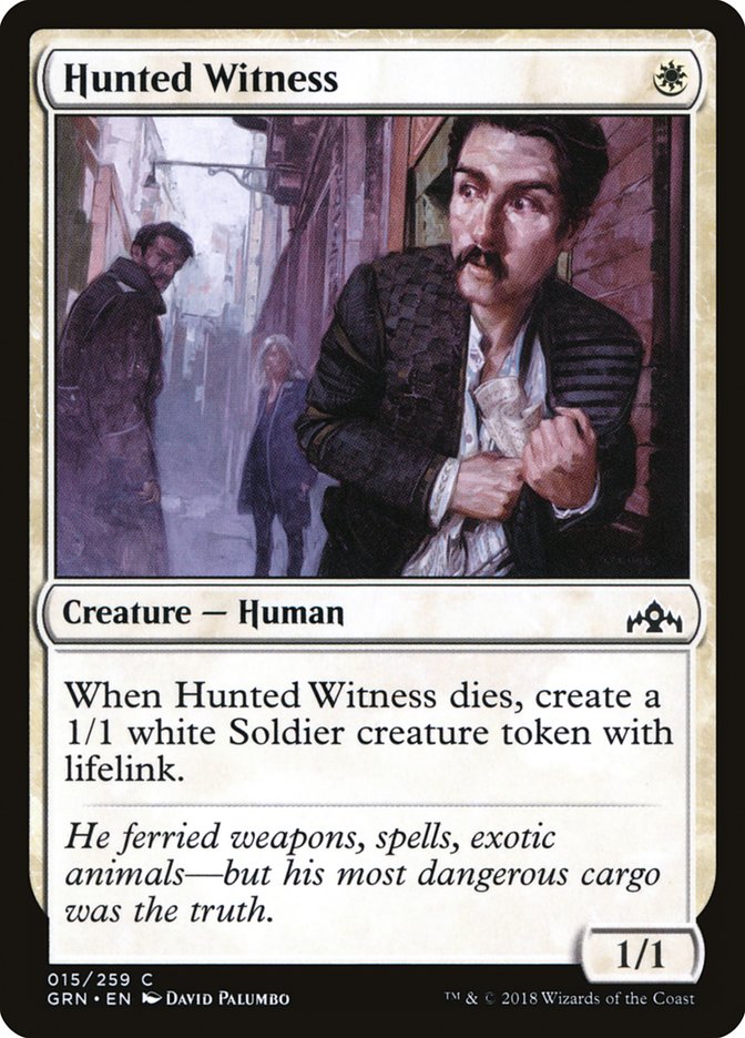 Hunted Witness [Guilds of Ravnica] | Galaxy Games LLC