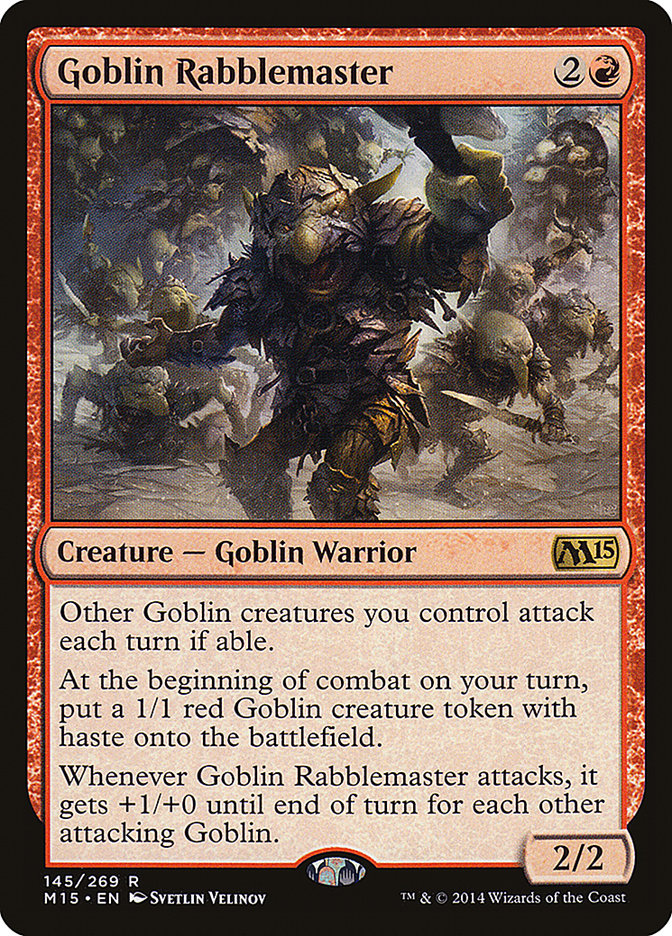 Goblin Rabblemaster [Magic 2015] | Galaxy Games LLC