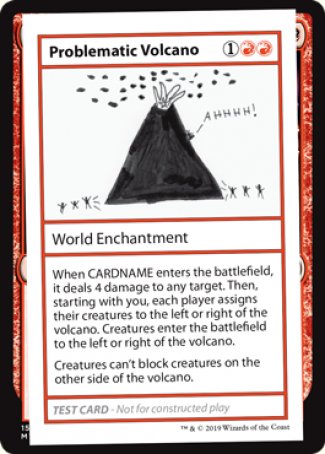 Problematic Volcano (2021 Edition) [Mystery Booster Playtest Cards] | Galaxy Games LLC