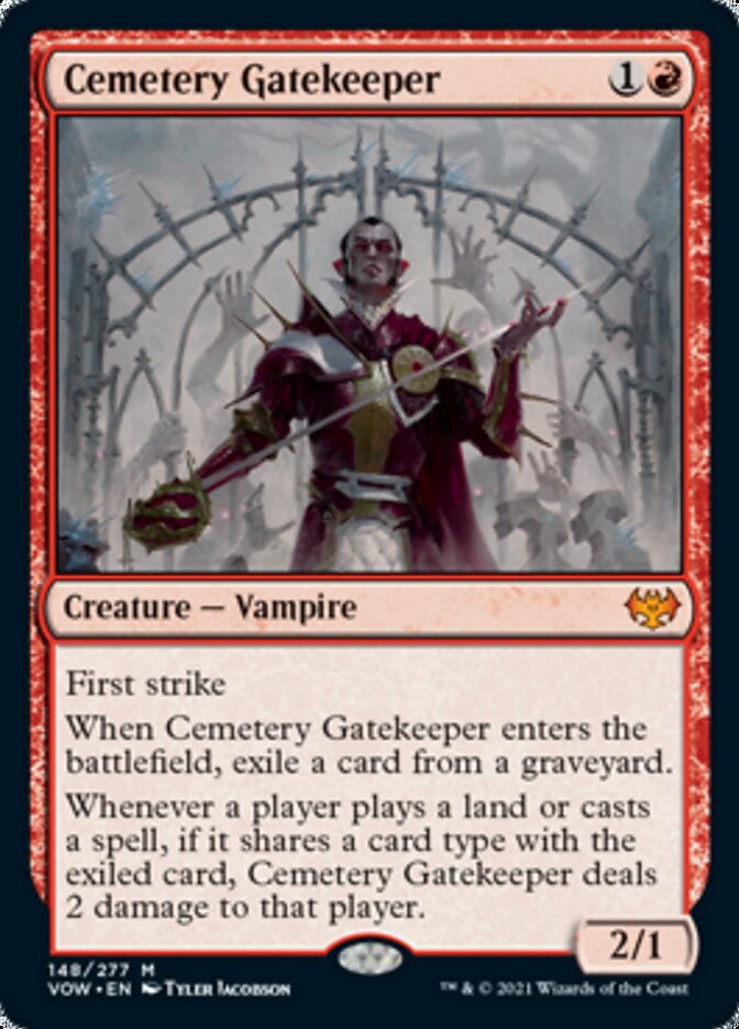 Cemetery Gatekeeper [Innistrad: Crimson Vow] | Galaxy Games LLC