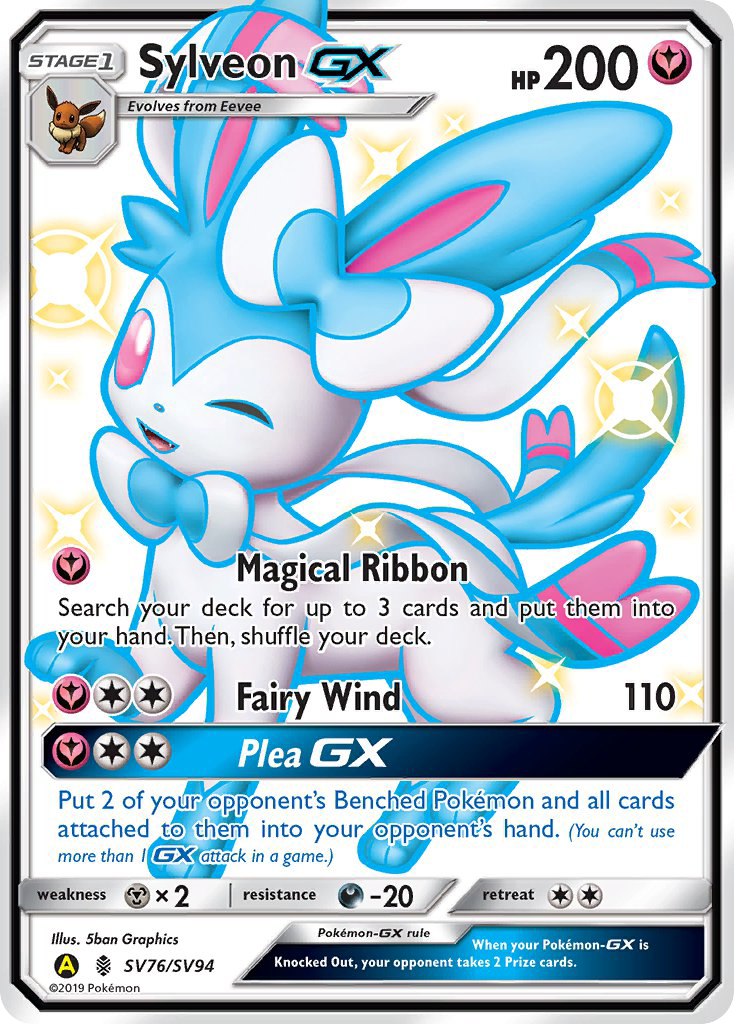 Sylveon GX (SV76/SV94) [Sun & Moon: Hidden Fates - Shiny Vault] | Galaxy Games LLC