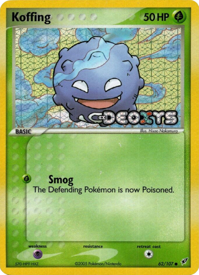 Koffing (62/107) (Stamped) [EX: Deoxys] | Galaxy Games LLC