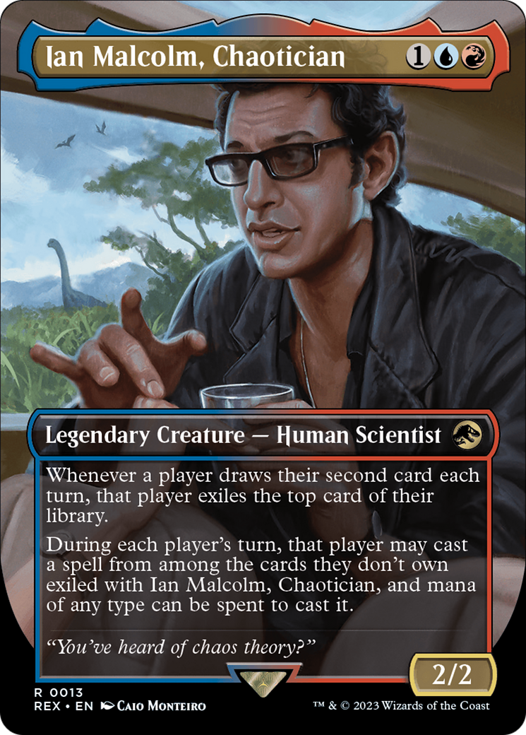 Ian Malcolm, Chaotician (Borderless) [Jurassic World Collection] | Galaxy Games LLC